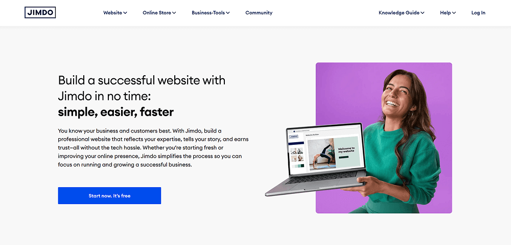 10個網站架設平台推薦:公司形象網、個人作品集【2026】 19 Jimdo