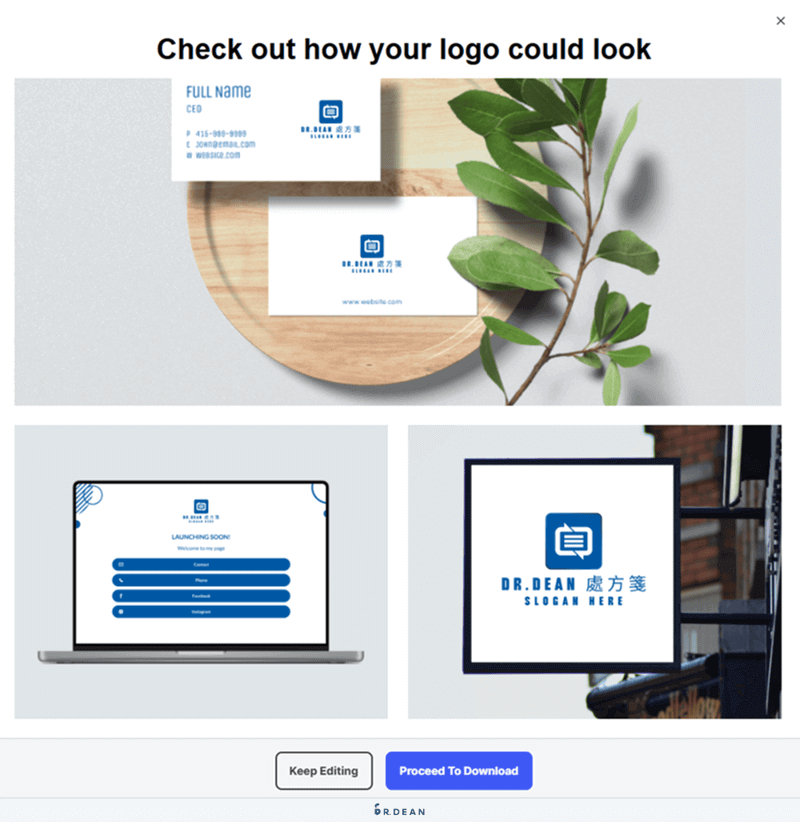 【2026】13 個 logo 產生器推薦:自己也能設計專業商標 5 Design.com 即時情境套用