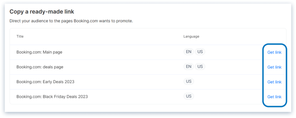 Booking 聯盟行銷教學:住宿再拿獎金回饋,旅遊創作者最愛! 13 複製系統預設推廣連結