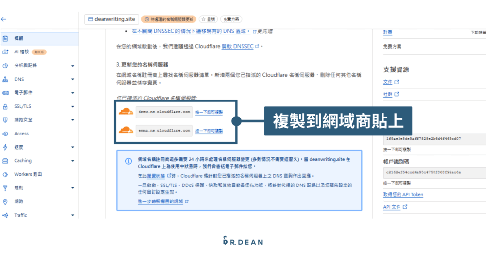 【Cloudflare】網站加速必備:免費 CDN + 安全防護 (設定教學) 7 Cloudflare新增網站4