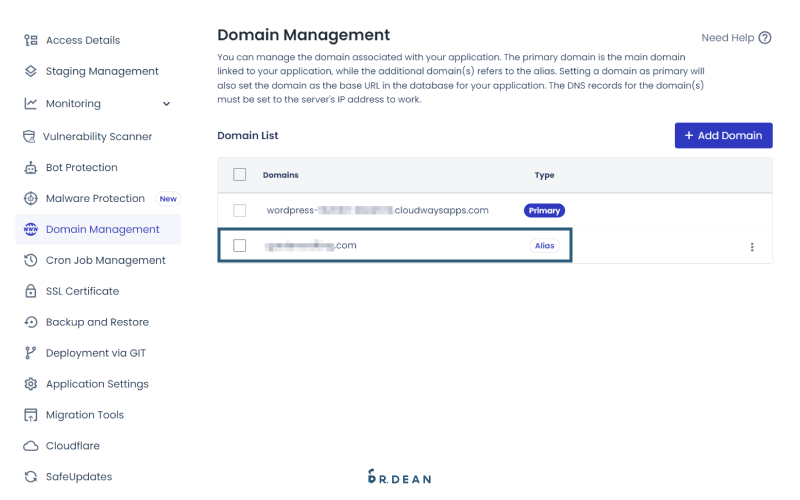 【教學】4 步驟快速從 Bluehost 搬家到 Cloudways 32 加入新網域