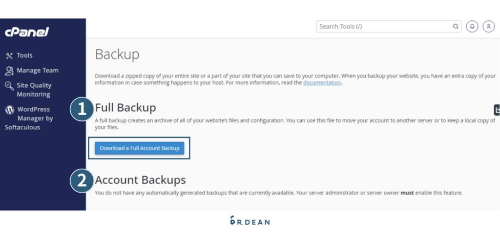 HostGator 教學:架站流程 / 主機評價 / 退款方法【2026 最新】 61 手動下載備份和還原3