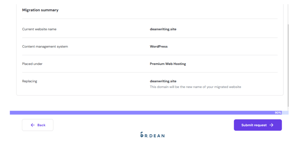 【2026】Hostinger 優缺點評價 + 快速架站教學 84 搬家申請-提供資料6