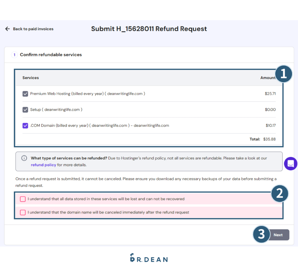 【2026】Hostinger 優缺點評價 + 快速架站教學 67 退款流程2