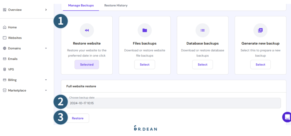 【2026】Hostinger 優缺點評價 + 快速架站教學 57 還原網站1