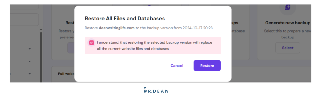 【2026】Hostinger 優缺點評價 + 快速架站教學 58 還原網站2