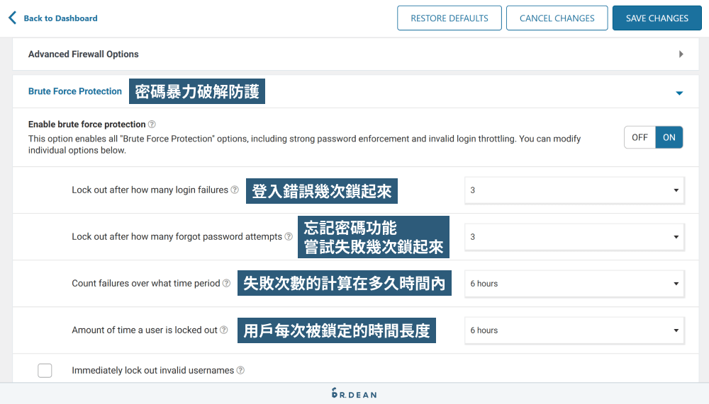WordFence Security 教學:WordPress 資安外掛設定 (超簡單) 19 密碼暴力破解防護