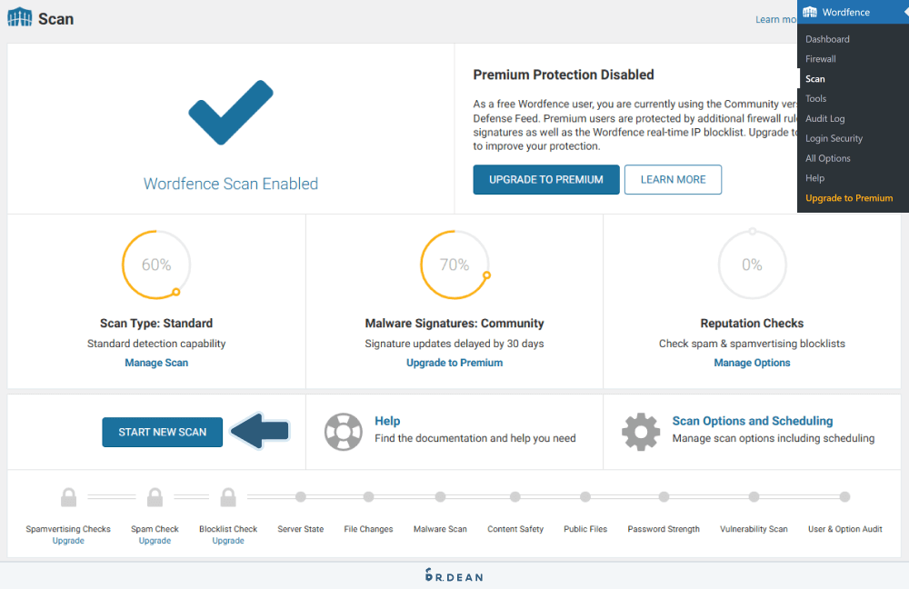 WordFence Security 教學:WordPress 資安外掛設定 (超簡單) 26 開始進行網站掃描