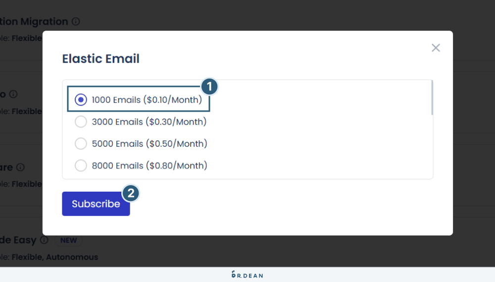 Cloudways Elastic Email SMTP 教學:4 步驟網站成功發送郵件 5 Cloudways Elastic Email 1