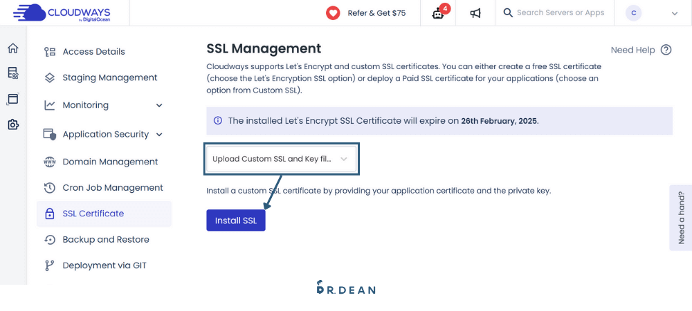 SSL 憑證是什麼?原理、費用、申請流程一次搞懂 15 Cloudways選擇手動安裝自訂憑證