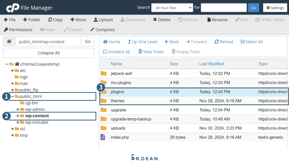 WordPress 登入不了怎麼辦?8個解決方案 + 操作教學 26 修改網站資料夾名稱1