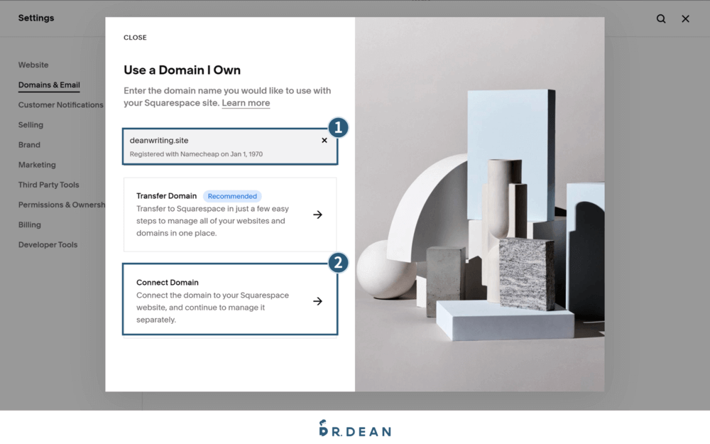 【2026】Squarespace 教學:架站功能 & 費用介紹 39 安裝網域4