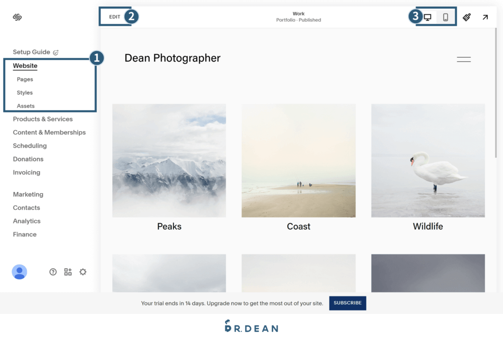 【2026】Squarespace 教學:架站功能 & 費用介紹 17 建立網站6