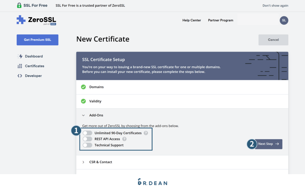 SSL For Free 教學:免費 SSL 憑證申請 & 安裝 6 申請免費憑證5