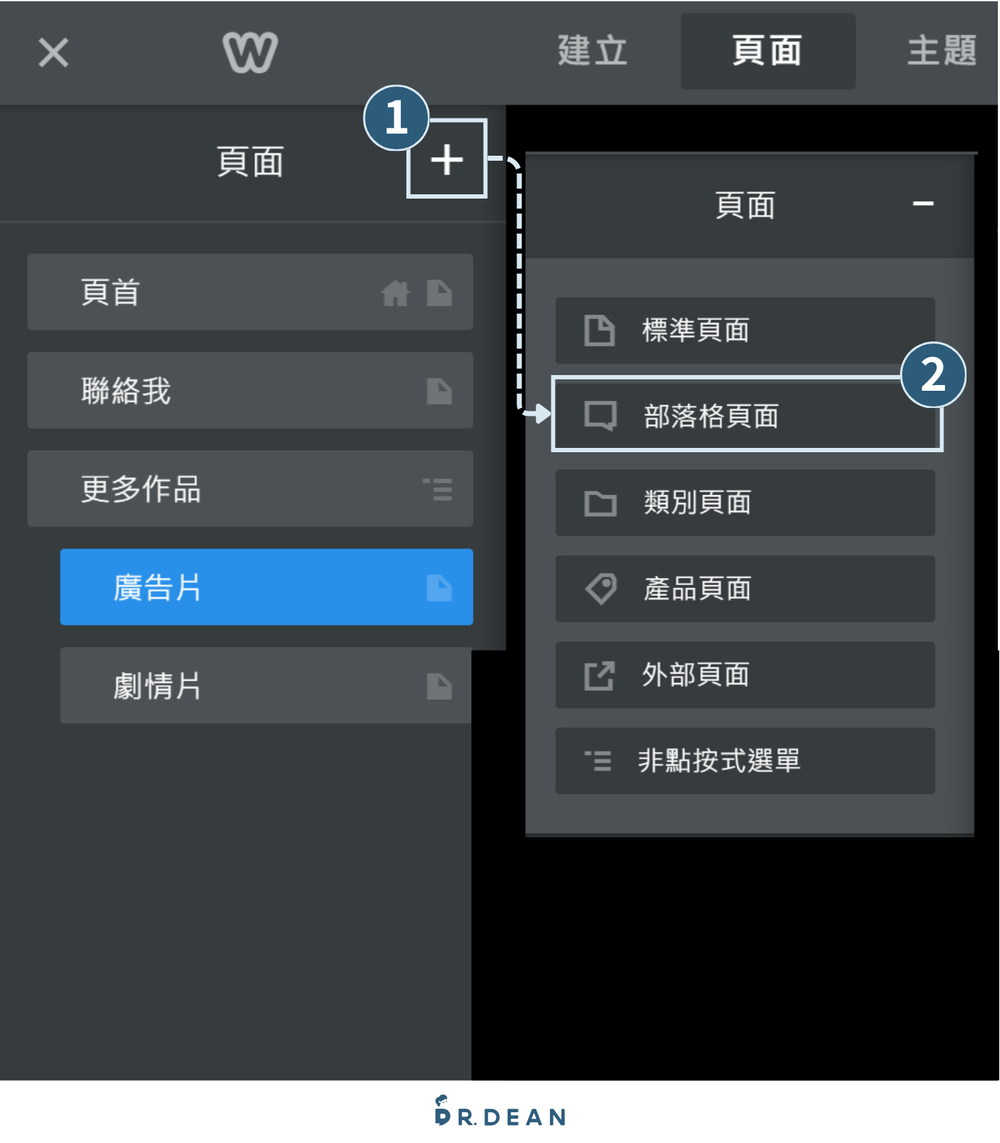 【2026】Weebly 教學:4 步驟快速架站 + 優缺點分析 28 按頁面選單右上的 + 號,選擇新增「部落格頁面」