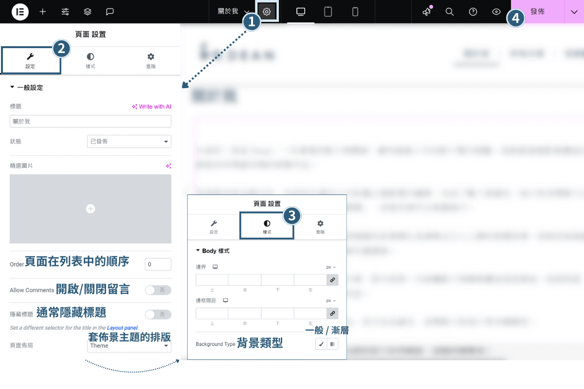 【2026】Elementor 教學:WordPress 全能頁面編輯器 (新手指南) 36 Elementor 網站頁面設置