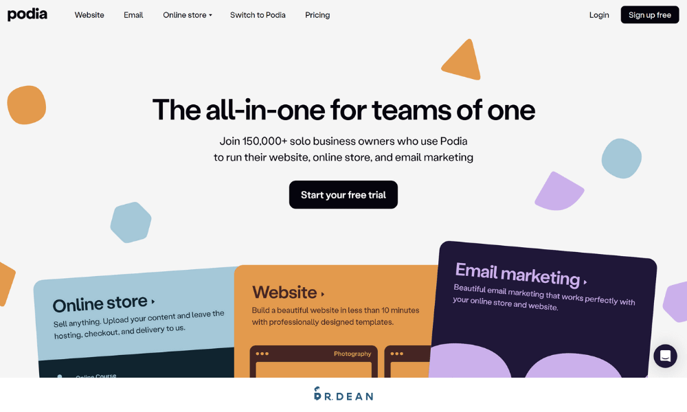 15 個作品集網站推薦:2026 設計師、接案者必看平台比較 35 Podia小型商務架站平台