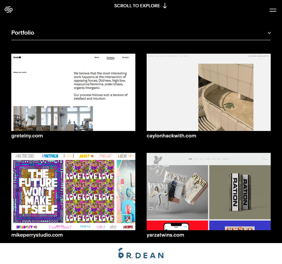 12 個作品集網站推薦:2026 設計師、接案者必看平台比較 25 Squarespace 作品集網站案例