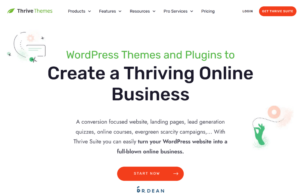 WordPress 佈景主題推薦:架站 8 年,這 10 款最好用【2026】 17 Thrive Themes 統包行銷漏斗主題界面
