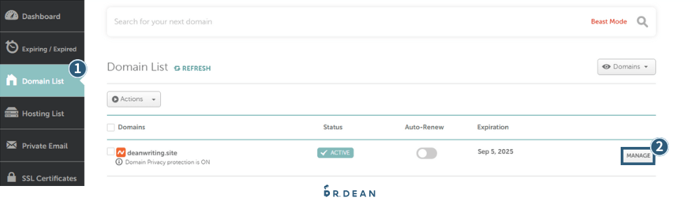 DNS 是什麼?如何設定指向主機?2 種最常見的方式(附圖教學) 7 Namecheap 網域管理介面頁面