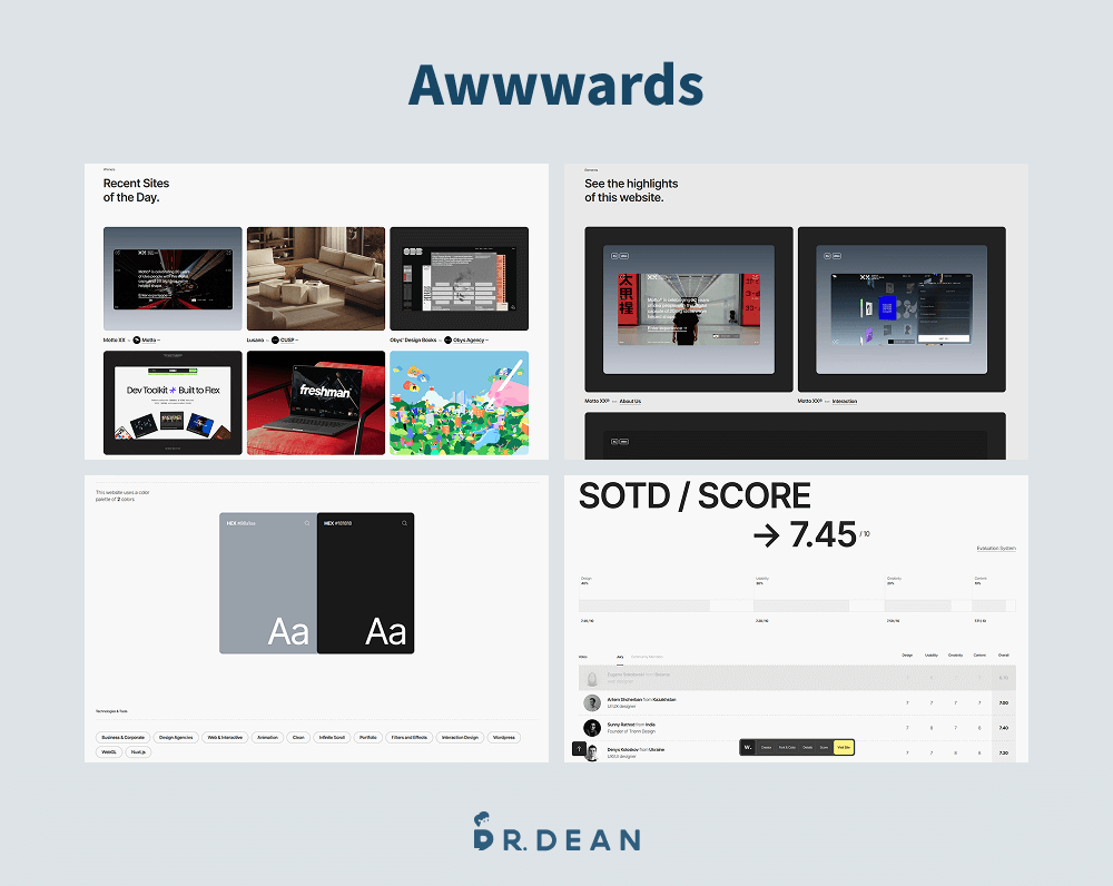 網頁設計範例:3 個必看細節 + 9 大設計靈感網站 5 Awwwards